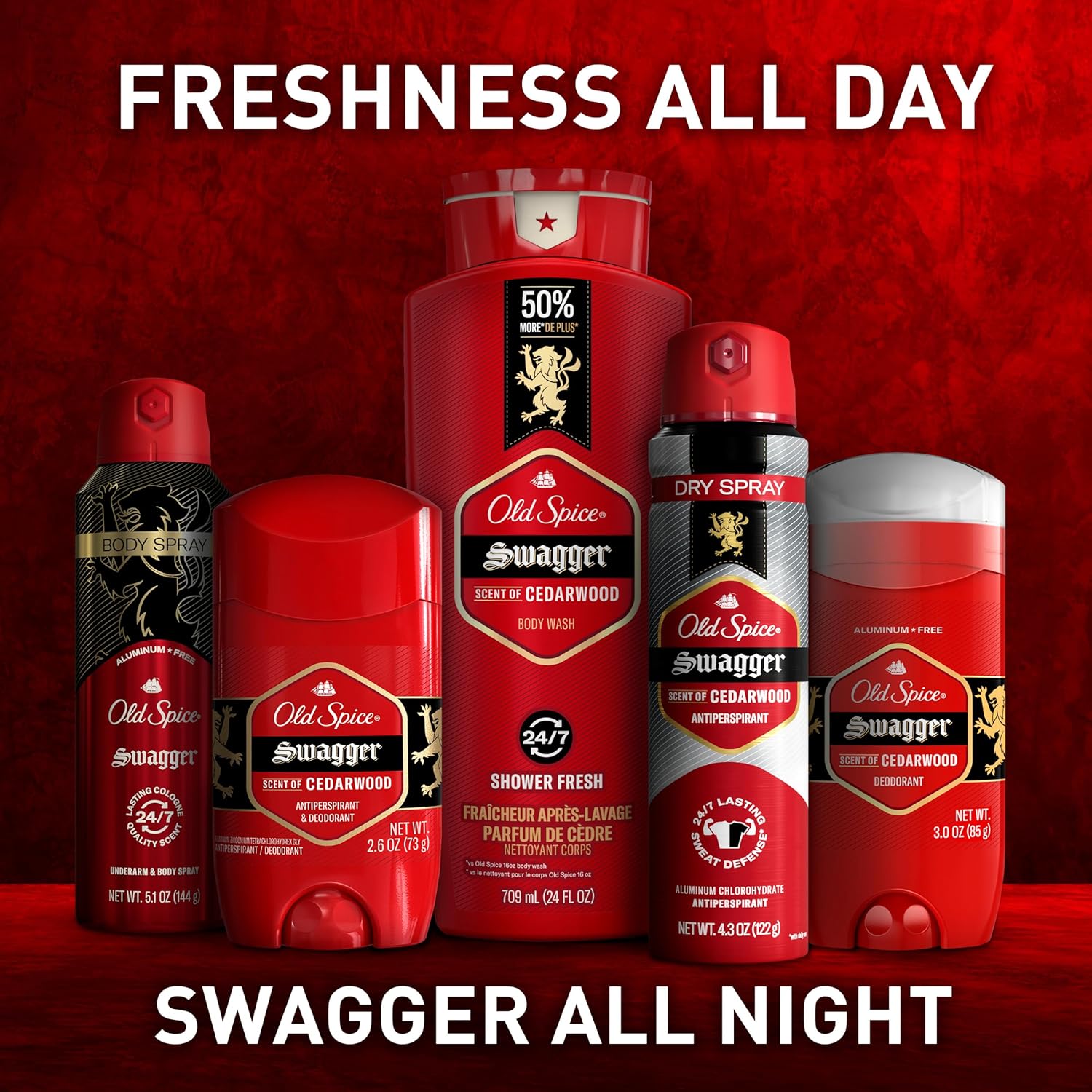 Old Spice Red Zone Invisible Solid Deodorant - Travel-Size Odor Protection for Camping Trips and Weekend Adventures