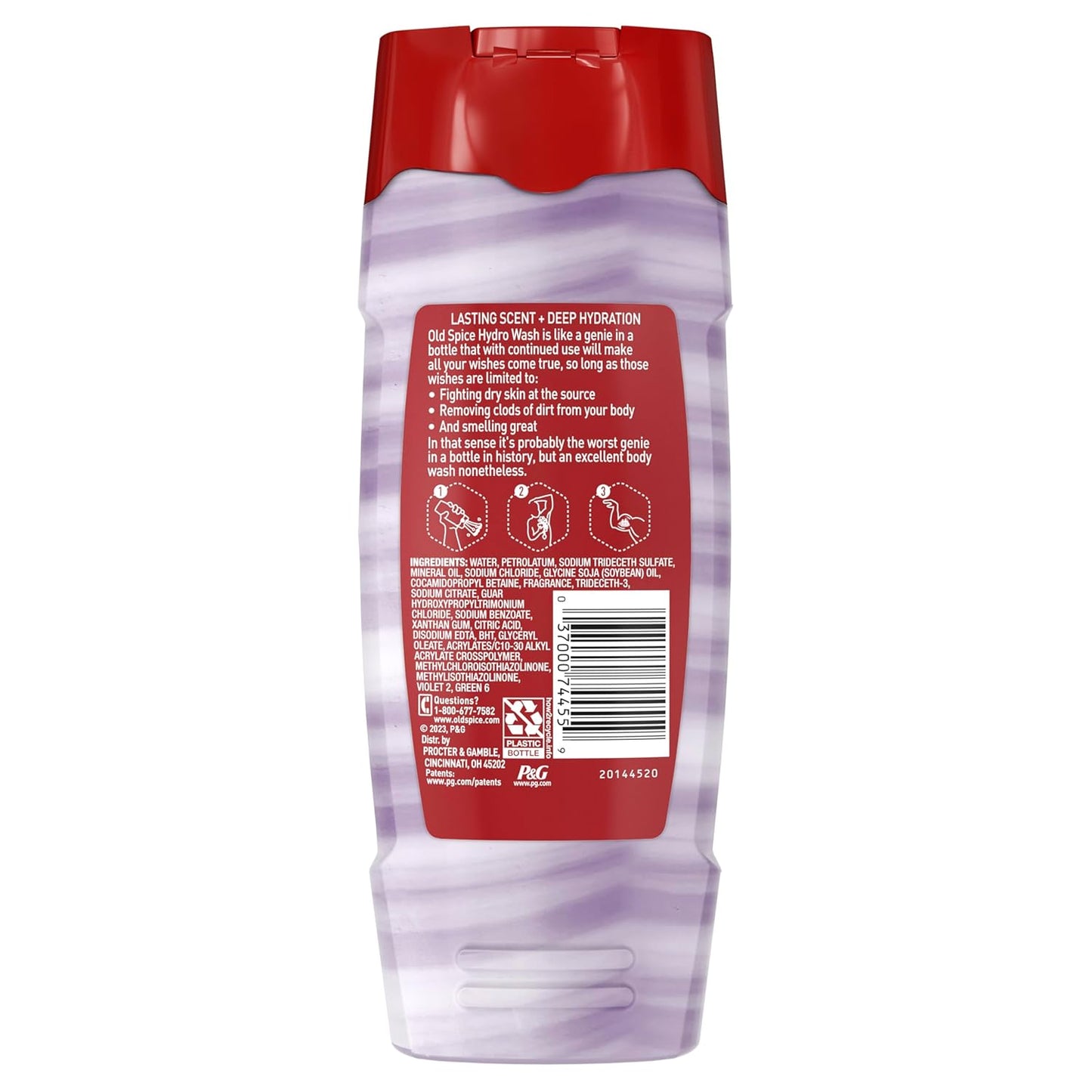 Old Spice Smoother Swagger Body Wash 4-Pack – Daily Hydrating Shower Ritual for Men with Dry Skin