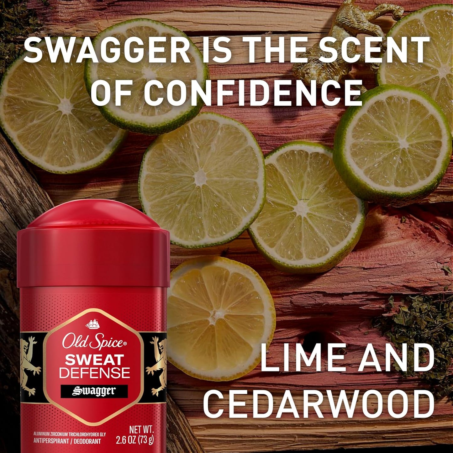Old Spice Swagger Antiperspirant Deodorant for Men – Post-Workout Freshness Ritual with Cedarwood Scent and 48-Hour Protection