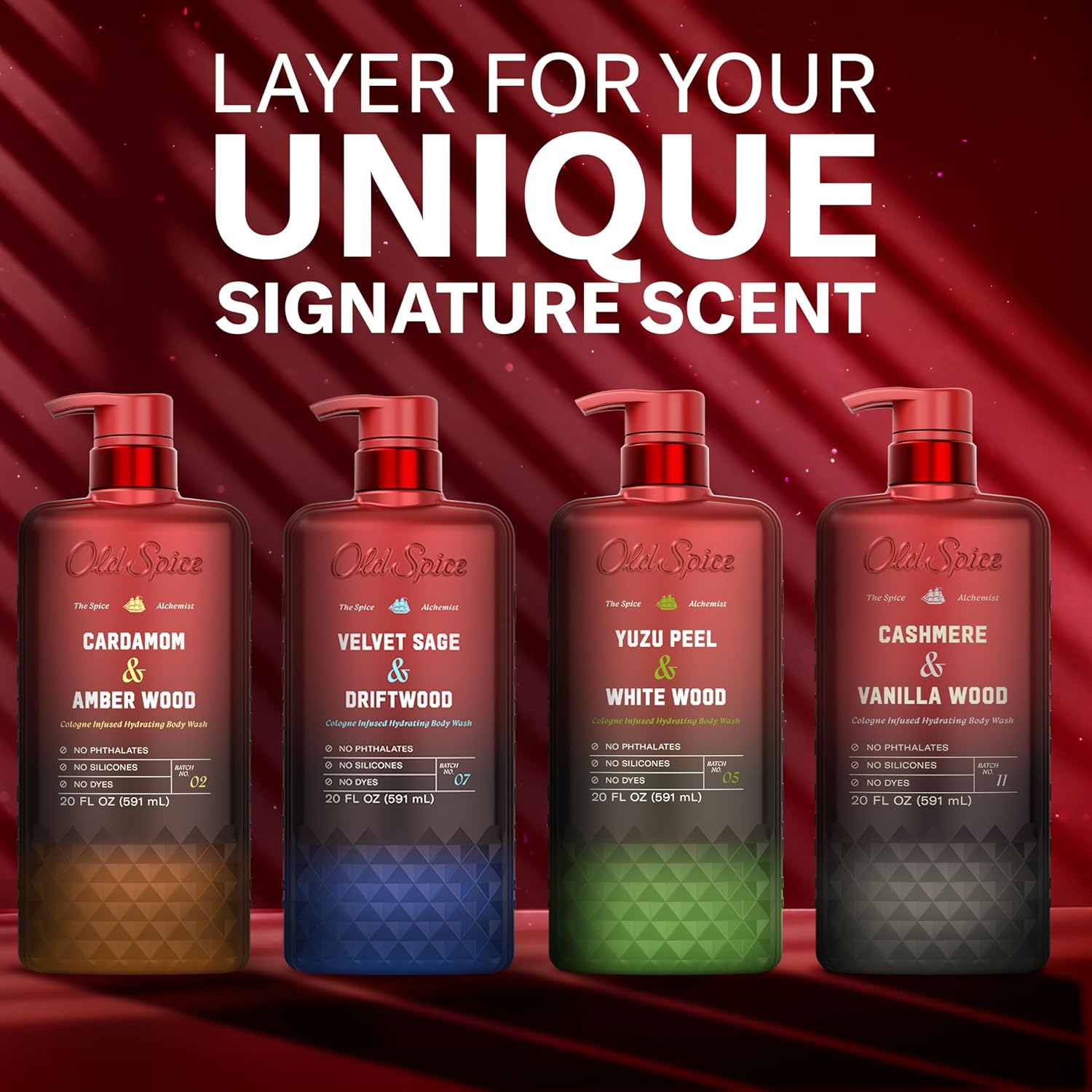 Old Spice The Spice Alchemist Body Wash – Sophisticated Father's Day Gift for Dad in Cashmere & Vanilla Wood Cologne Scent