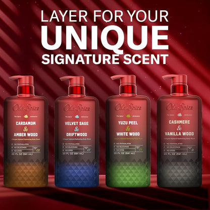 Old Spice The Spice Alchemist Body Wash – Sophisticated Father's Day Gift for Dad in Cashmere & Vanilla Wood Cologne Scent