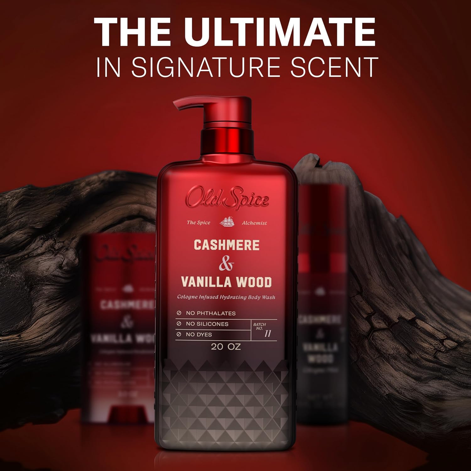 Old Spice The Spice Alchemist Body Wash – Sophisticated Father's Day Gift for Dad in Cashmere & Vanilla Wood Cologne Scent