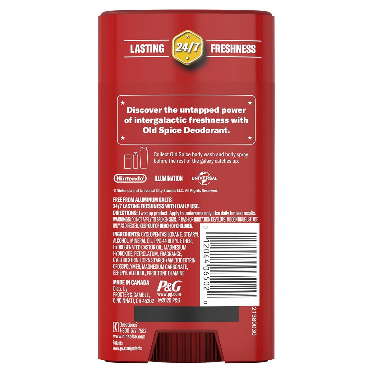 Old Spice x Super Mario Galaxy Deodorant – Clean-Scent Self-Care Upgrade for Health-Conscious Men