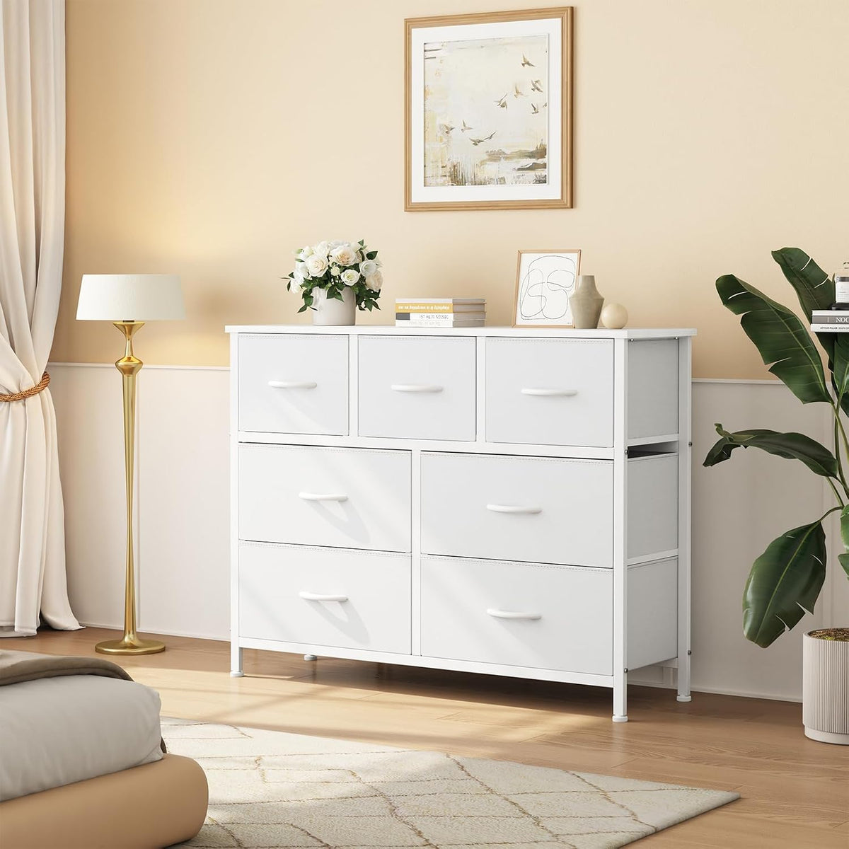 OLIXIS 7 Drawer Storage Tower, Wedding Registry Must-Have for Couples Furnishing a First Home