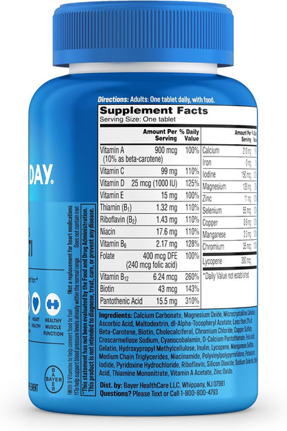 One A Day Men's Multivitamin – One Simple Tablet to Replace a Shelf of Bottles, 200 Count