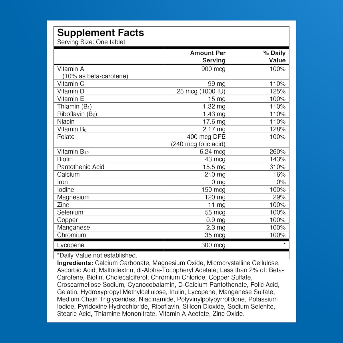 One A Day Men's Multivitamin – One Simple Tablet to Replace a Shelf of Bottles, 200 Count