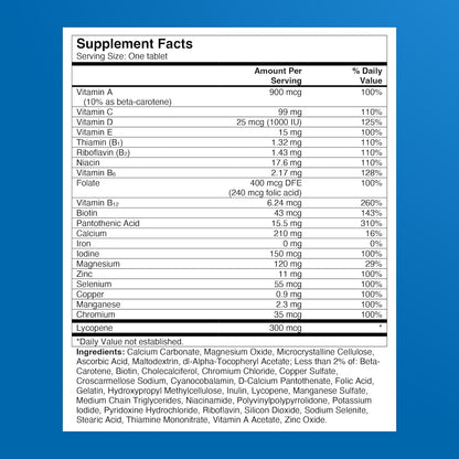 One A Day Men's Multivitamin – One Simple Tablet to Replace a Shelf of Bottles, 200 Count