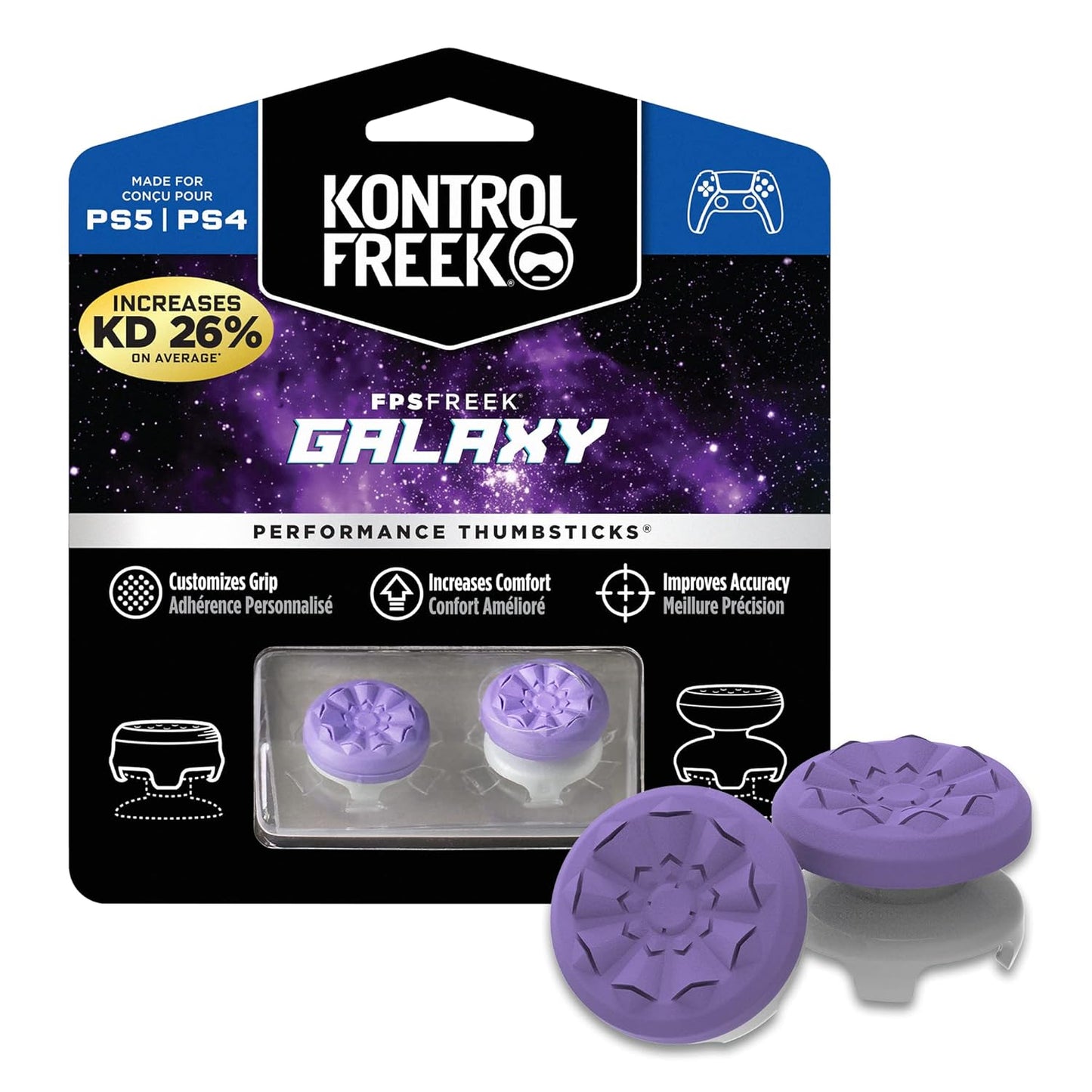 one high-rise concave thumbstick adding 10.0 mm of height for the right analog