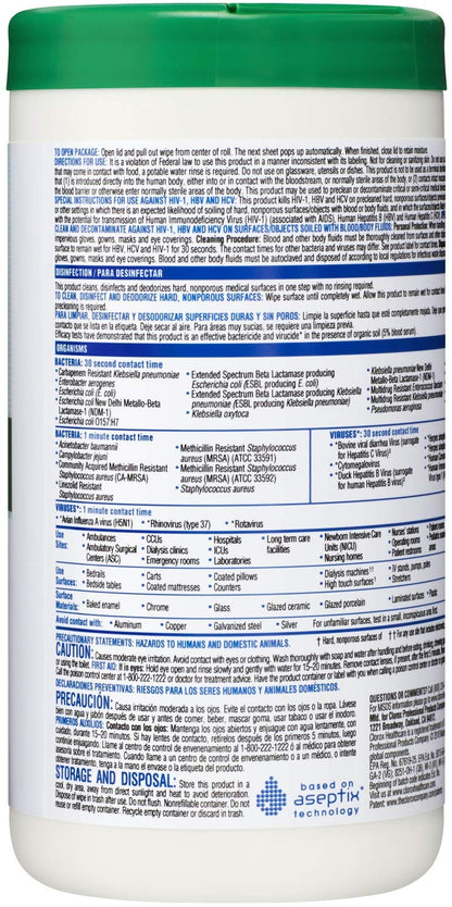 one-step cleaner and disinfectant formulation requiring no pre-clean rinse