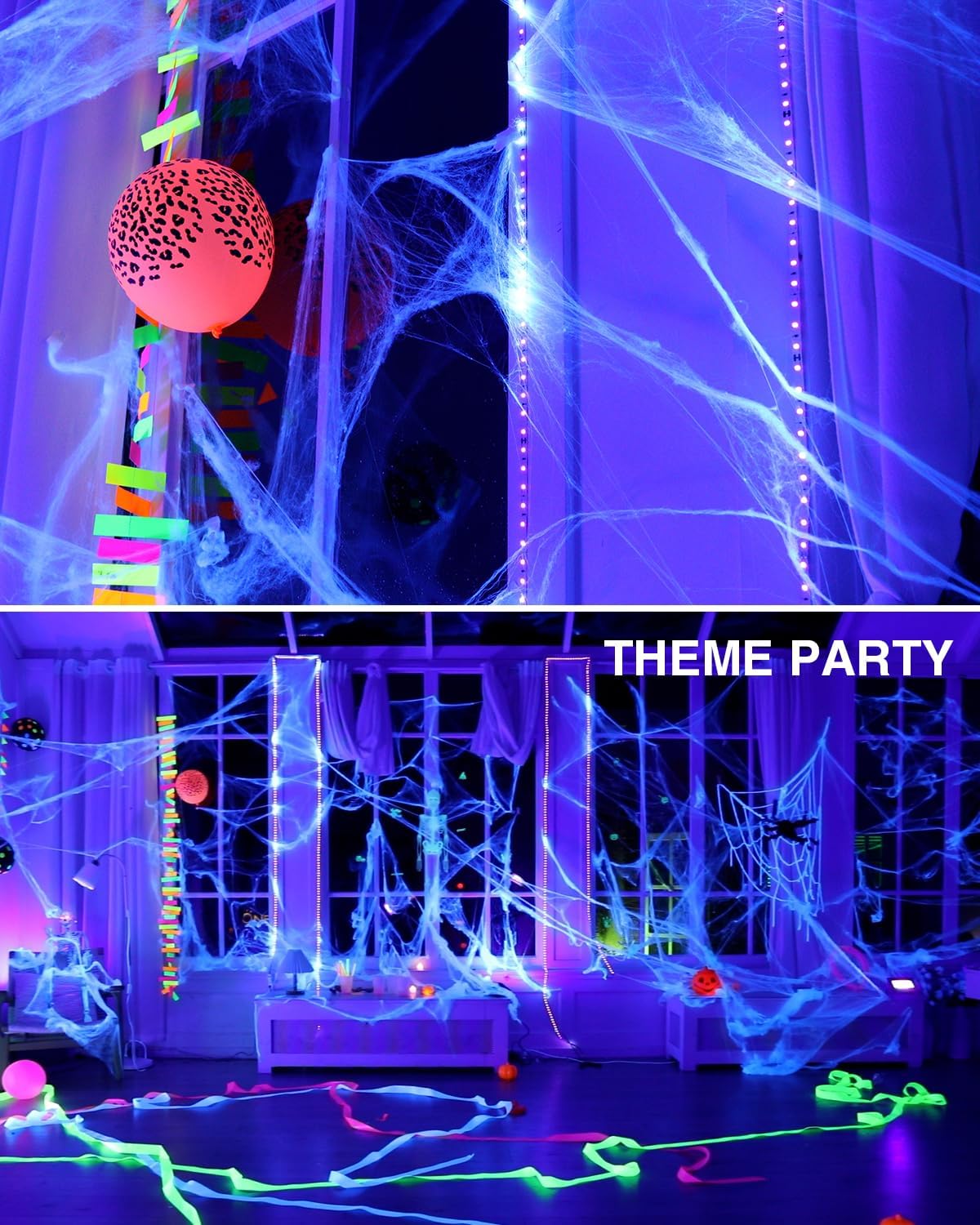 Onforu Blacklight Strip – Living Room Ambient Decor for Neon Accent Walls