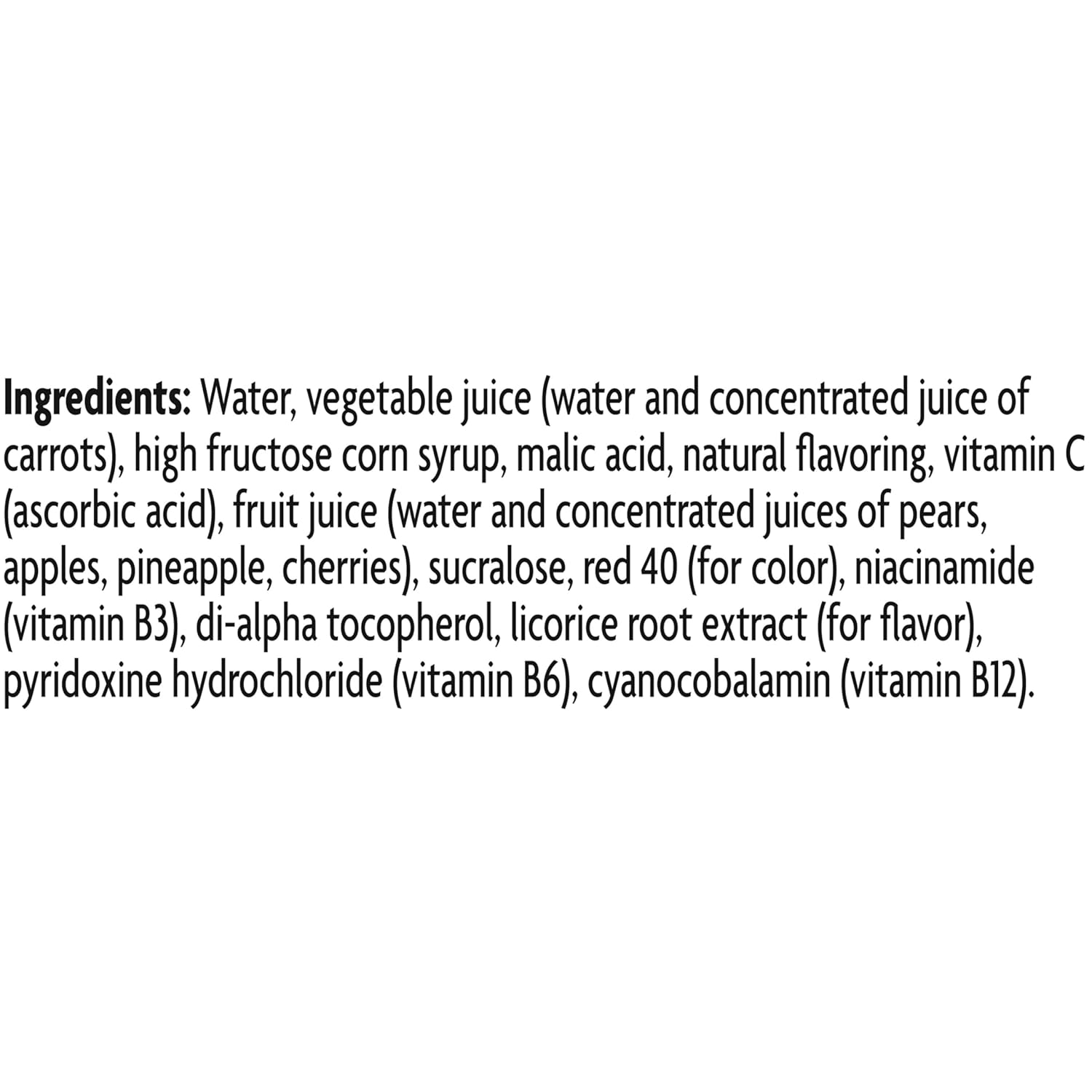 only 40 calories per serving with sucralose-enhanced sweetness