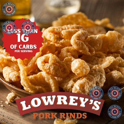 only 6g total fat per serving (under half the fat of typical fried pork rinds)