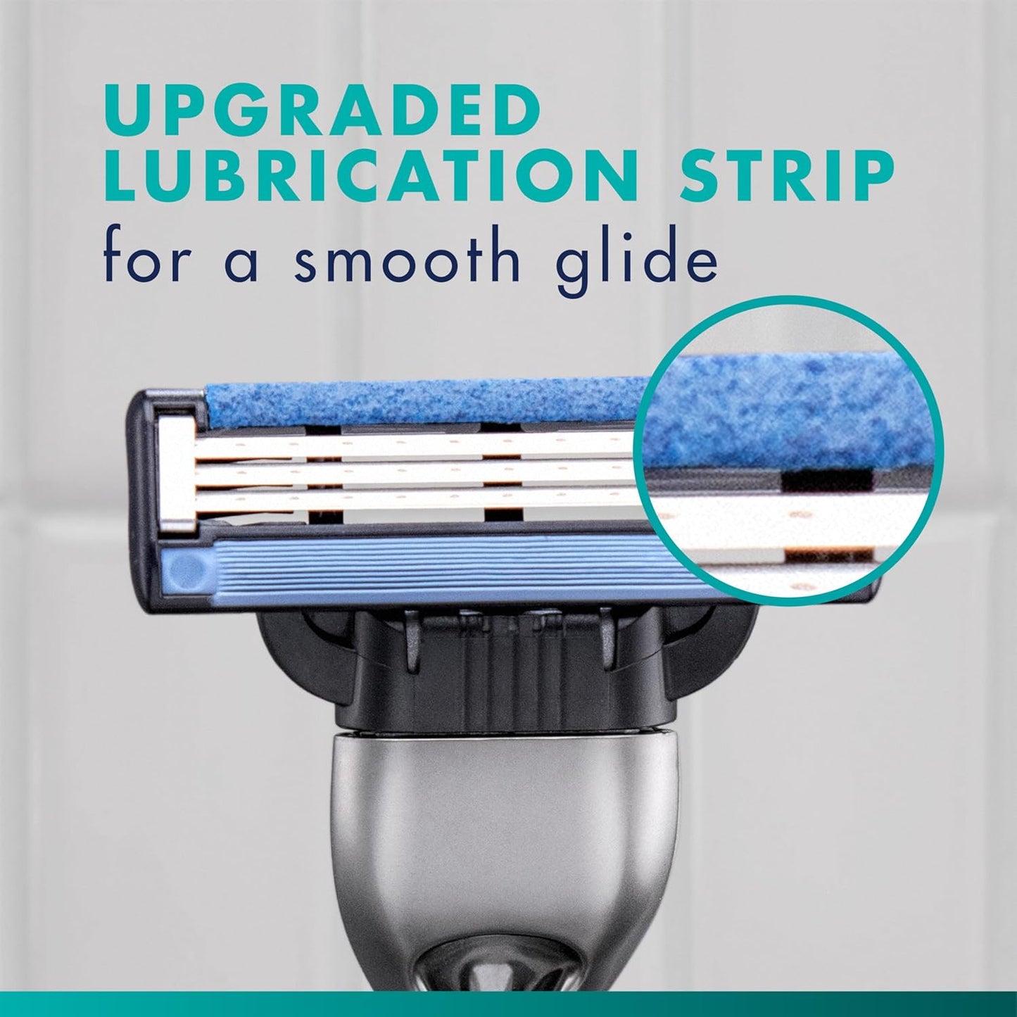 open blade architecture for easy rinsing and debris removal