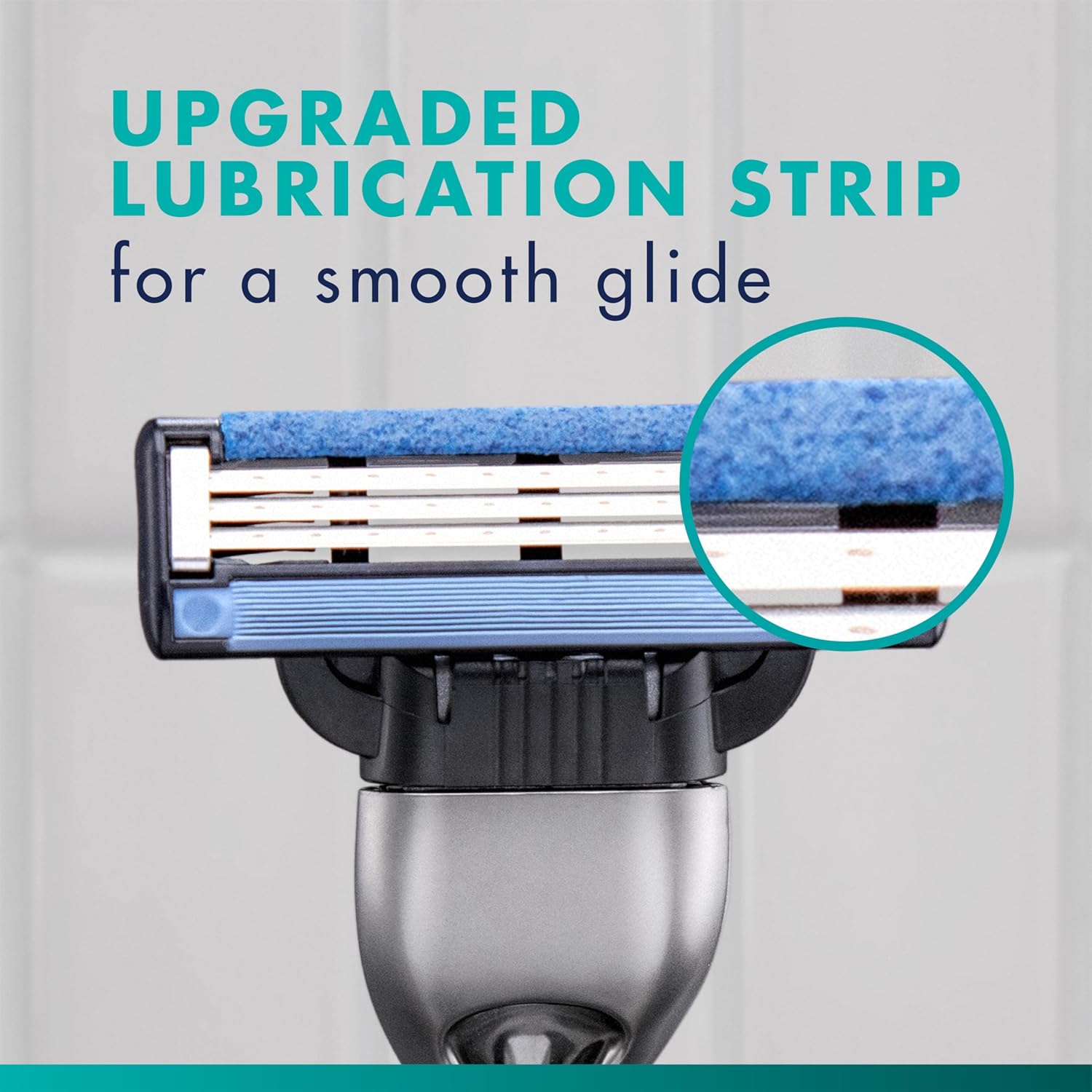 open blade architecture for easy rinsing and debris removal