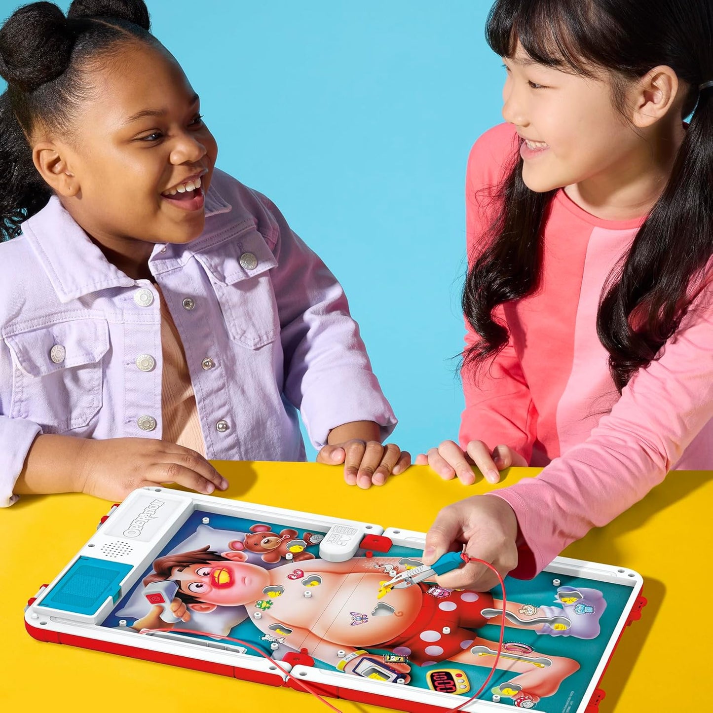 Operation Classic Kids Game for Playroom and Bedroom – Safe Battery-Powered Family Fun with Storage Case