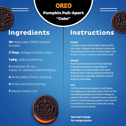 OREO Boo! Halloween Cookie Snack Packs – Individually Wrapped Classroom Treats for School Parties