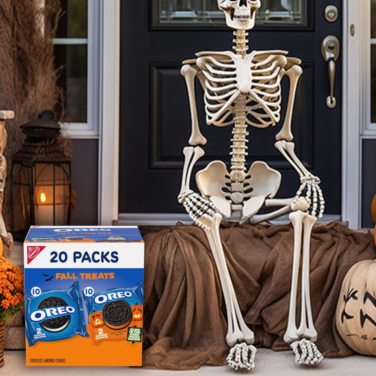 OREO Boo! Halloween Cookie Snack Packs – Individually Wrapped Classroom Treats for School Parties