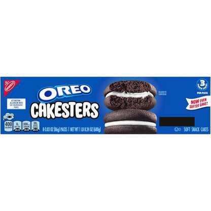 OREO Cakesters Soft Snack Cakes – Office Pantry Snack Packs for Desk-Side Treats
