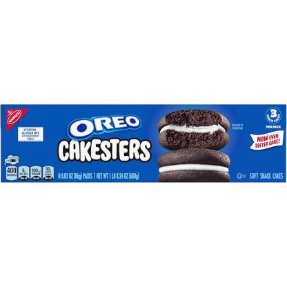 OREO Cakesters Soft Snack Cakes – Office Pantry Snack Packs for Desk-Side Treats