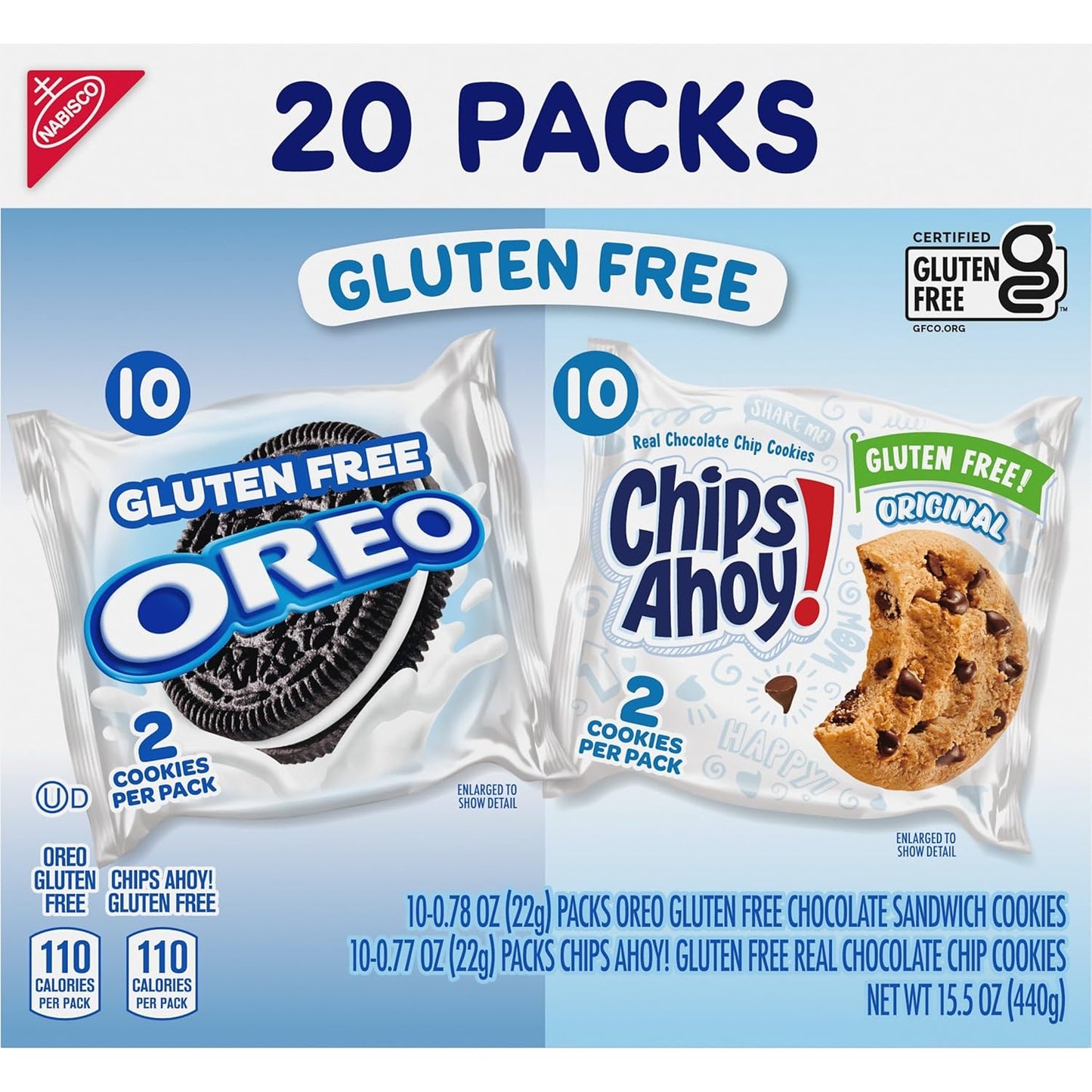 OREO & CHIPS AHOY! Gluten Free Cookies – Mindful Two-Cookie Portion for Calorie-Controlled Evening Treats