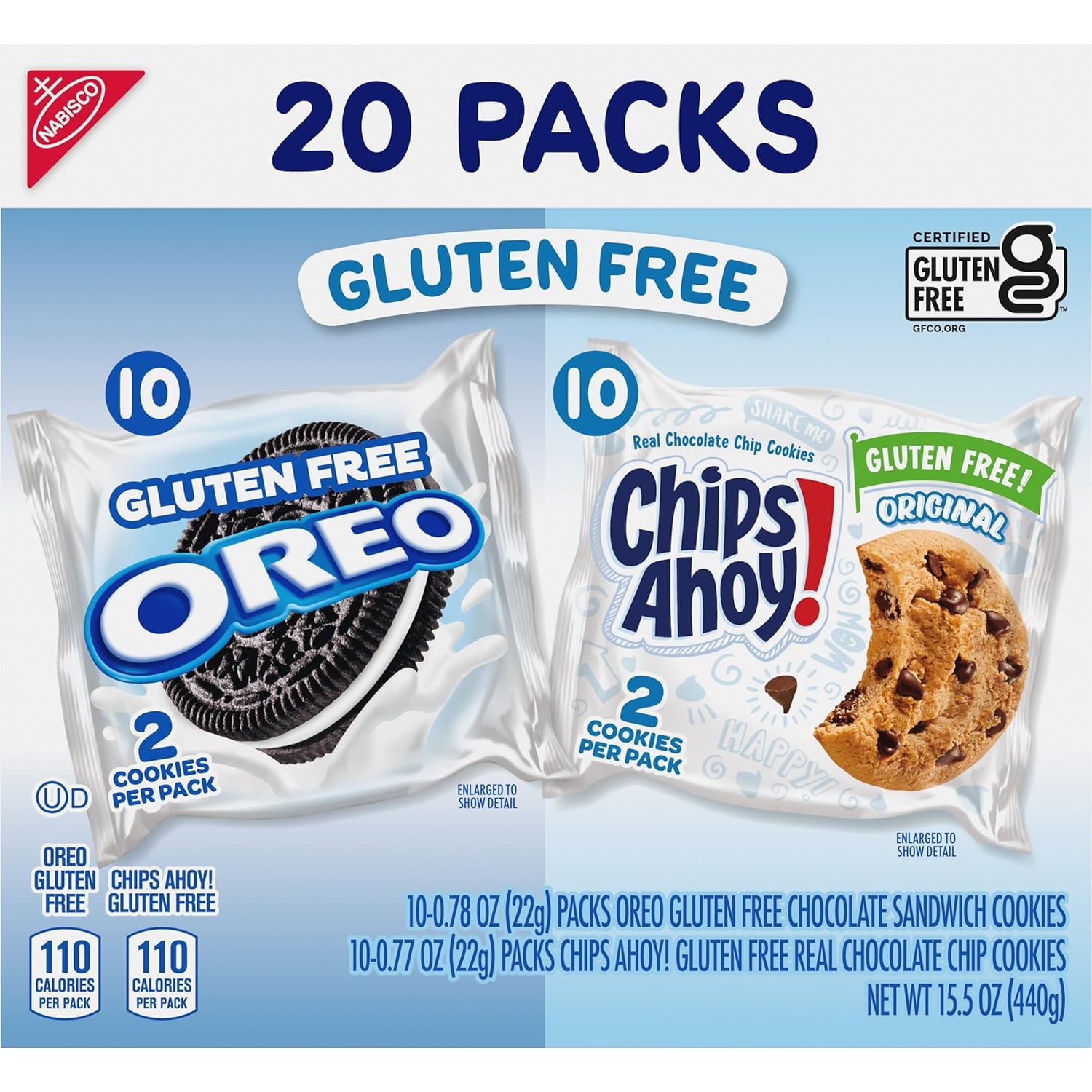 OREO & CHIPS AHOY! Gluten Free Cookies – Mindful Two-Cookie Portion for Calorie-Controlled Evening Treats