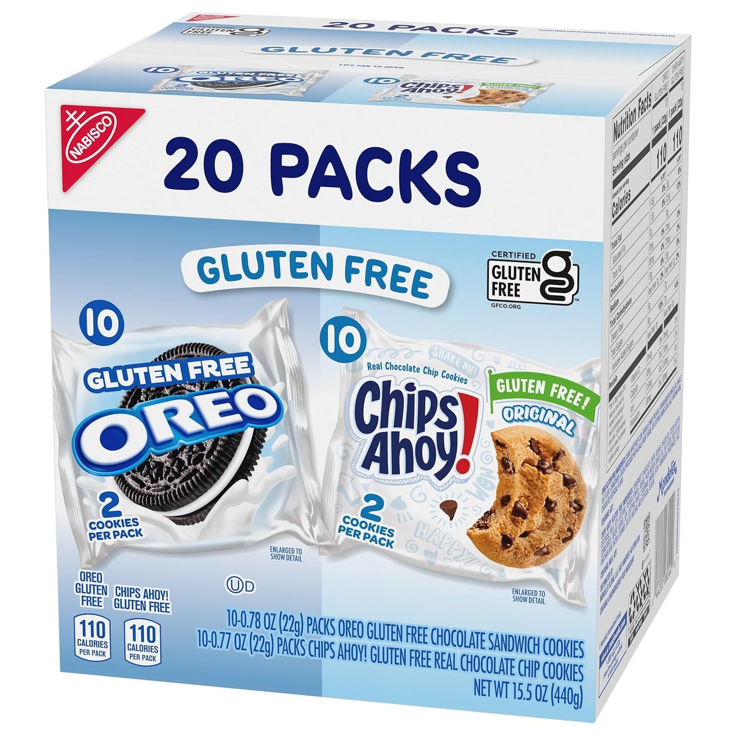 OREO & CHIPS AHOY! Gluten Free Cookies – Mindful Two-Cookie Portion for Calorie-Controlled Evening Treats