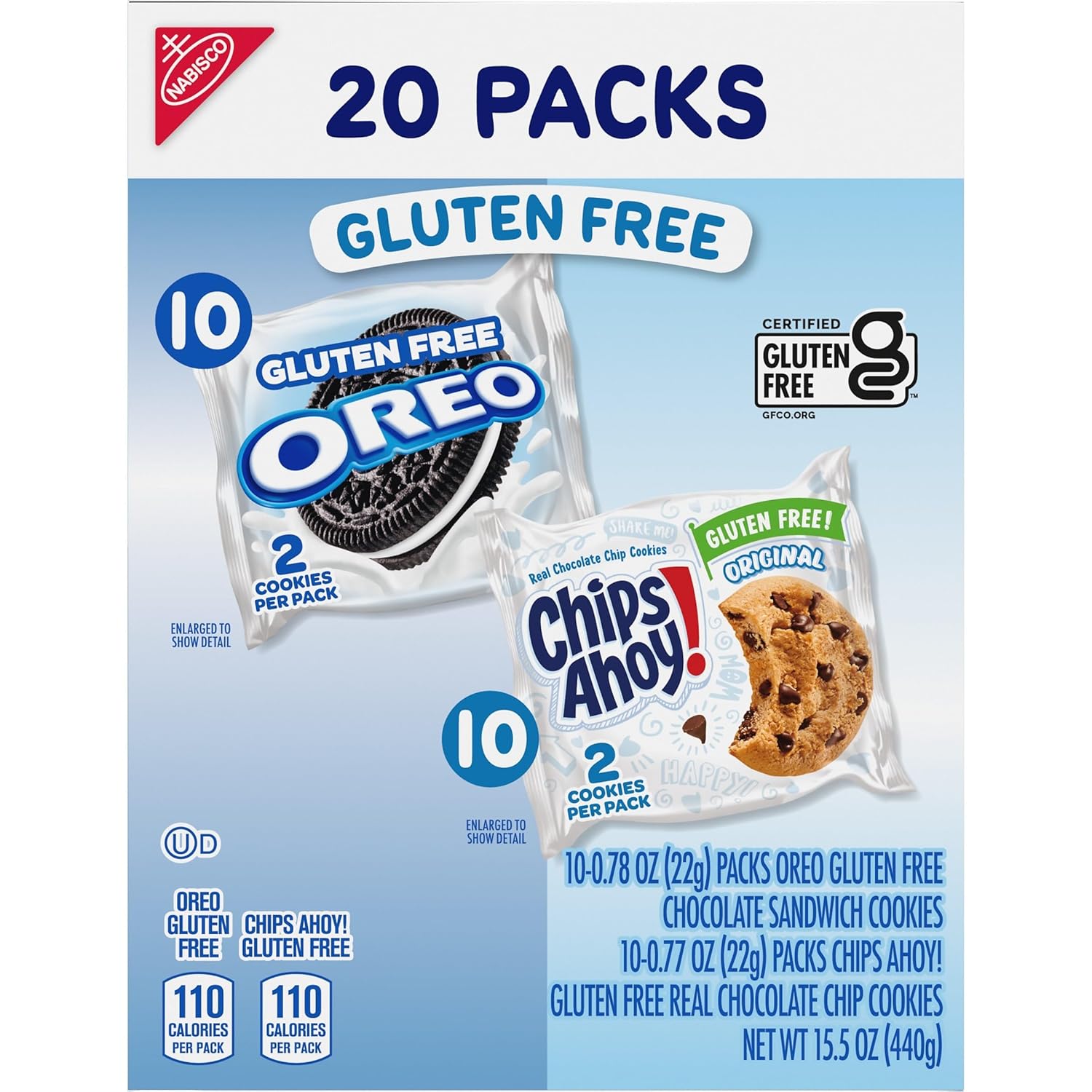 OREO & CHIPS AHOY! Gluten Free Cookies – Mindful Two-Cookie Portion for Calorie-Controlled Evening Treats