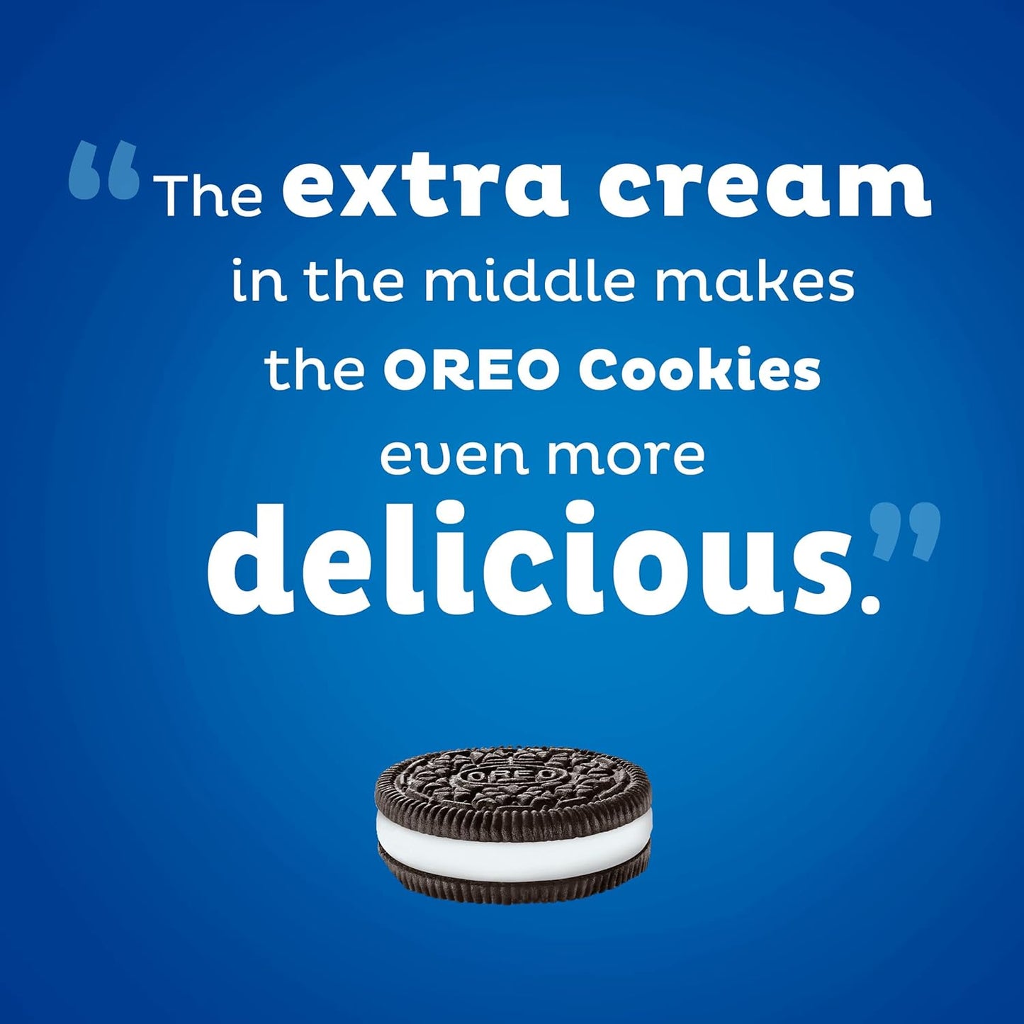 OREO Mega Stuf Chocolate Sandwich Cookies, Party Size 25.35 oz – Road Trip and Travel Snack with Resealable Pack