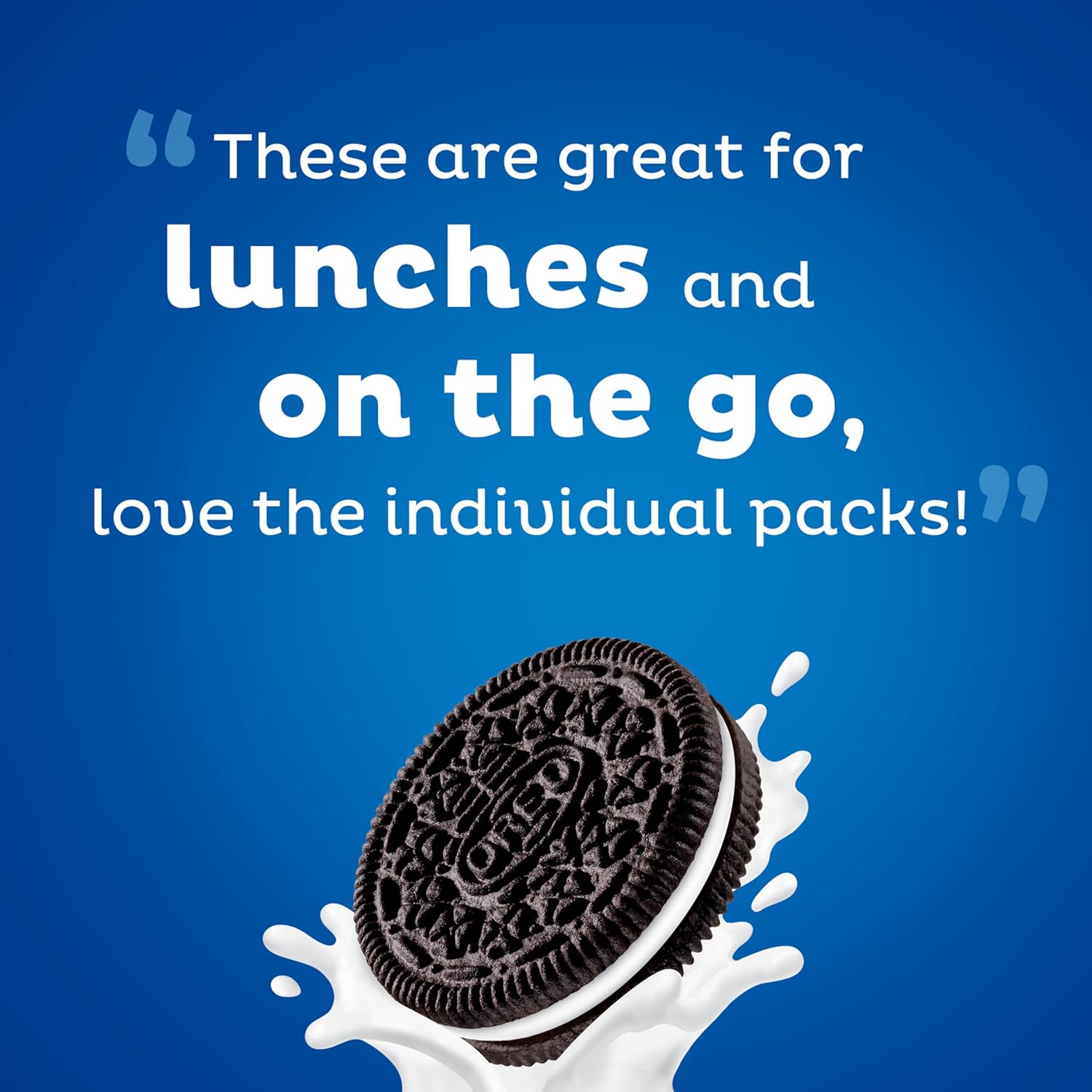 OREO Original Chocolate Sandwich Cookies, 60 Snack Packs for Kids' Lunchboxes and After-School Treats