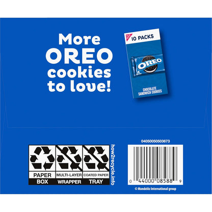 OREO Snack Variety Pack – Kid-Friendly Lunchbox Fillers and After-School Treats, Bulk Cookies and Cakesters