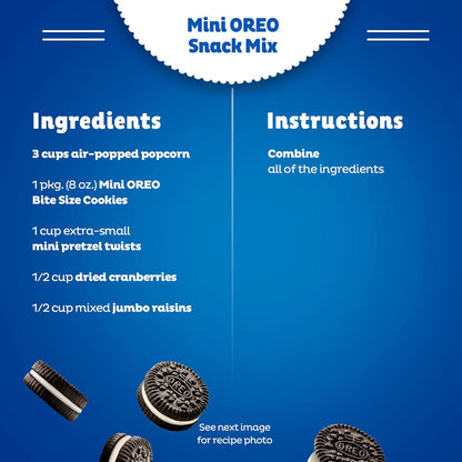 OREO Snack Variety Pack – Kid-Friendly Lunchbox Fillers and After-School Treats, Bulk Cookies and Cakesters