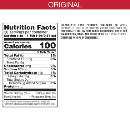 original salted potato crisp seasoning edge to edge