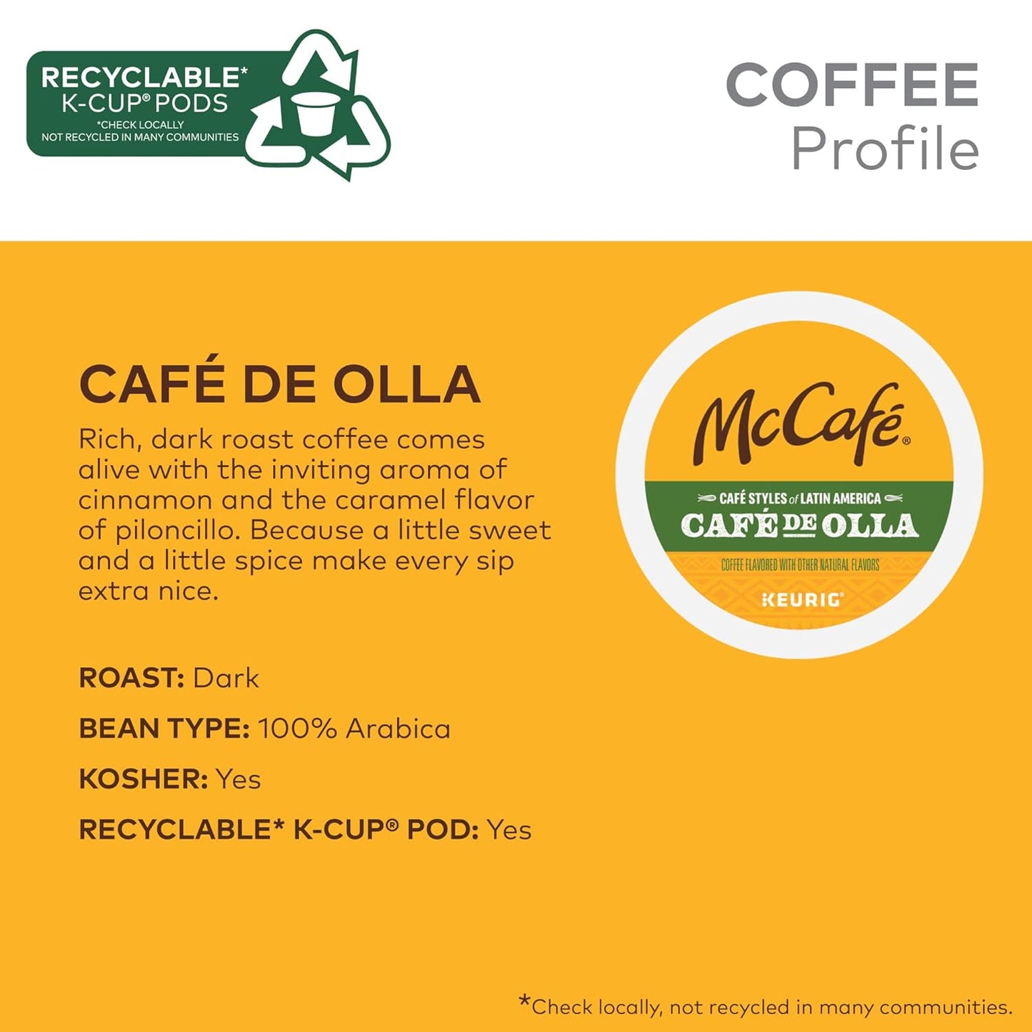 orthodox union kosher certification and responsibly sourced coffee beans