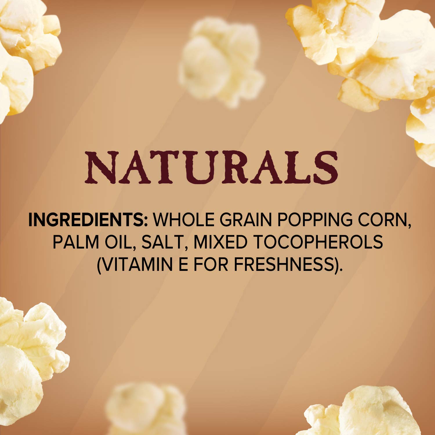 Orville Redenbacher's Naturals Simply Salted Microwave Popcorn – Kid-Friendly Movie Night Snack for Family Room, 6-Count 3.3 oz Bags
