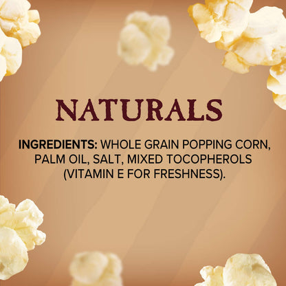 Orville Redenbacher's Naturals Simply Salted Microwave Popcorn – Kid-Friendly Movie Night Snack for Family Room, 6-Count 3.3 oz Bags