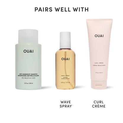 OUAI Anti Dandruff Shampoo – Clean, Uncluttered Scalp Care for the Intentional Bathroom Shelf, 10 Fl Oz