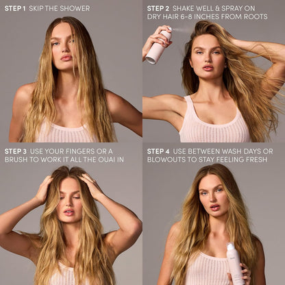 OUAI Super Dry Shampoo - Travel-Size Volumizing Mist for the Carry-On, TSA-Friendly 2 oz