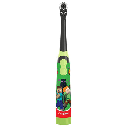 oval-shaped toothbrush head designed for small mouths