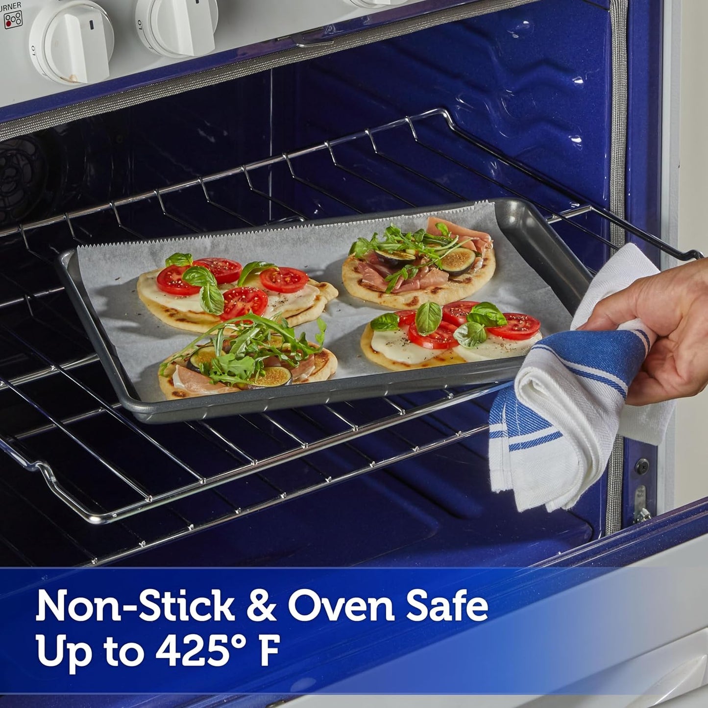 oven-safe up to 425°f and microwave-safe