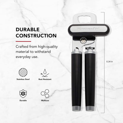 oversized easy-turn knob requiring minimal hand strength