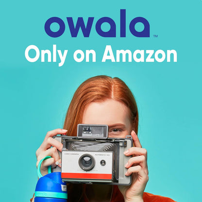 Owala FreeSip Insulated Stainless Steel Water Bottle with Straw – Hiking and Camping Hydration, 24 Oz Leak-Proof Sport Bottle