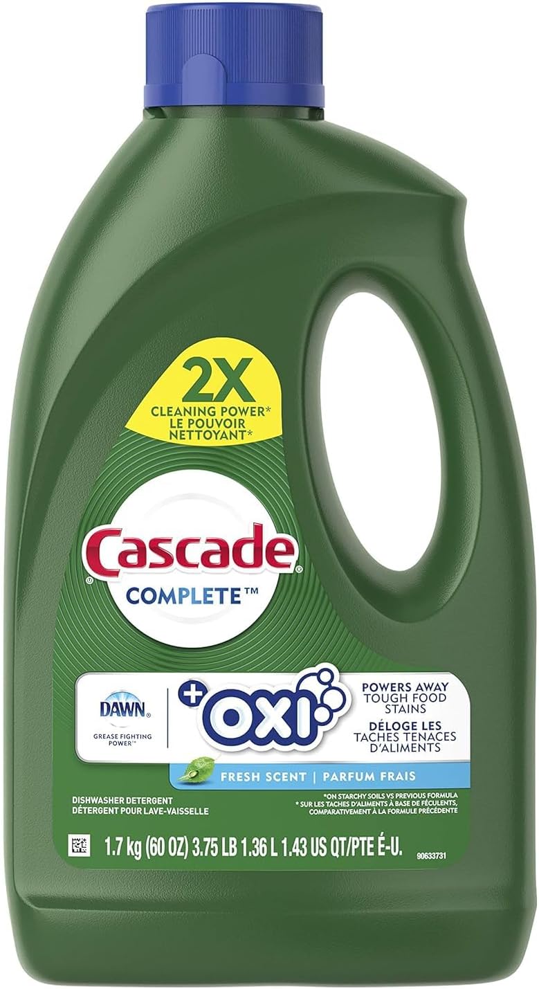 oxi stain-fighting action integrated into gel formula