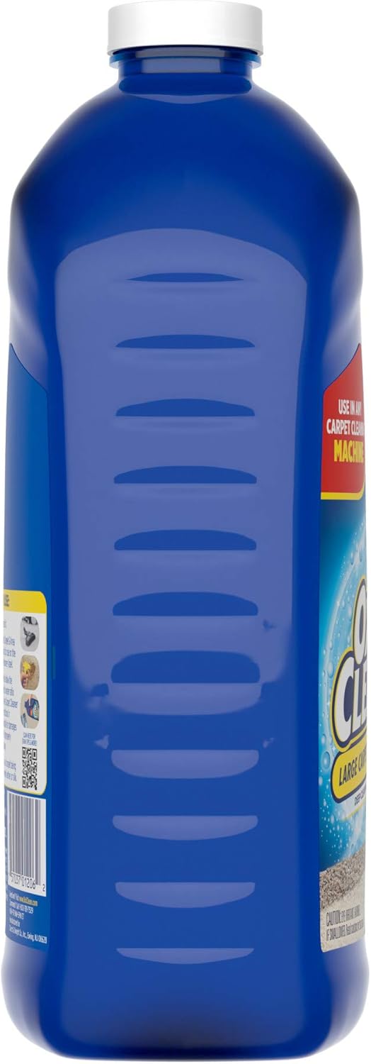 OxiClean Large Carpet Cleaner – Playroom and Kids Bedroom Stain Solution for Steam Machines, 64 fl oz Refill