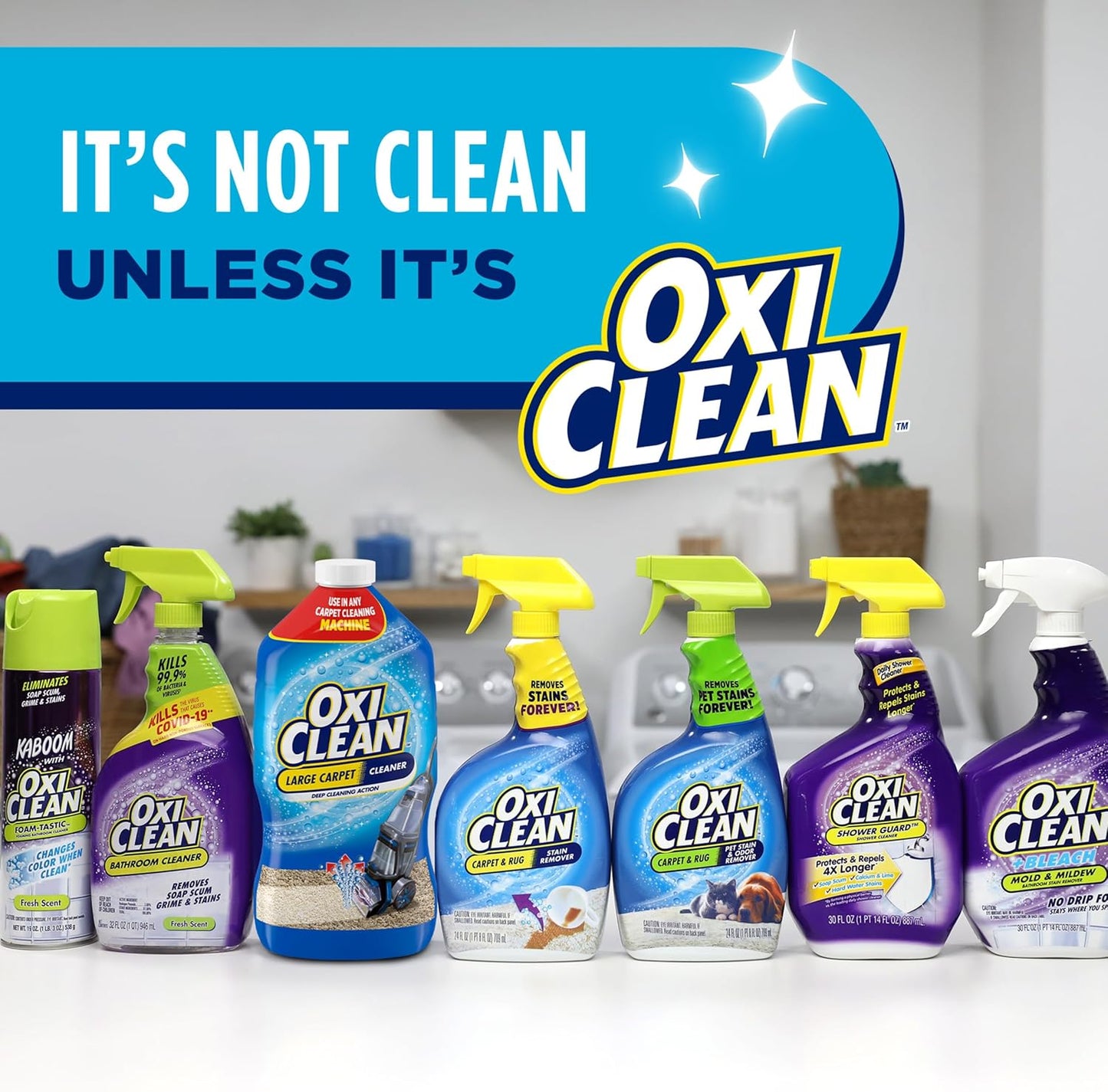 OxiClean Large Carpet Cleaner – Playroom and Kids Bedroom Stain Solution for Steam Machines, 64 fl oz Refill