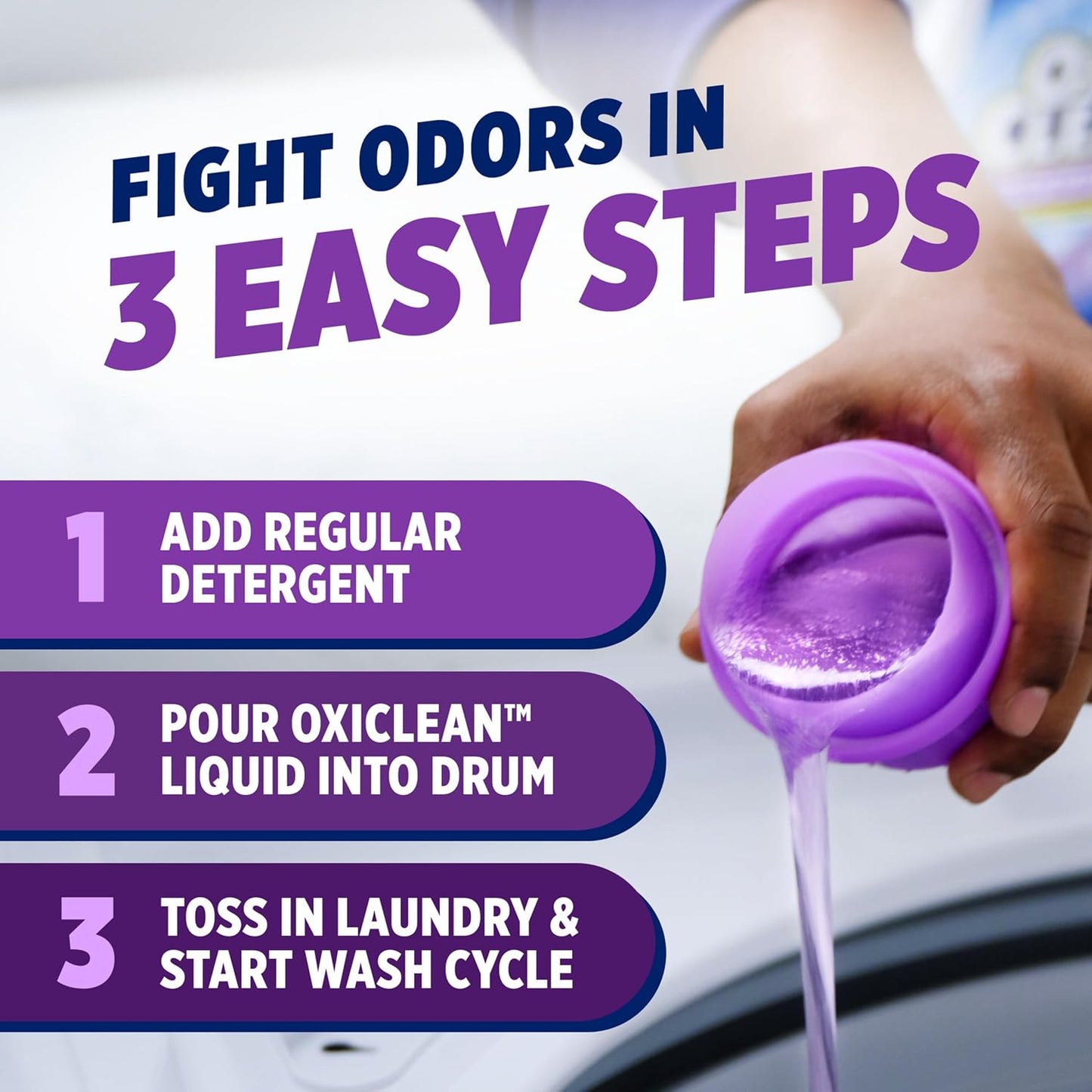OxiClean Odor Blasters Odor and Stain Remover Liquid Laundry Booster for Workout Self-Care Routines and Post-Gym Refresh, 45 fl oz