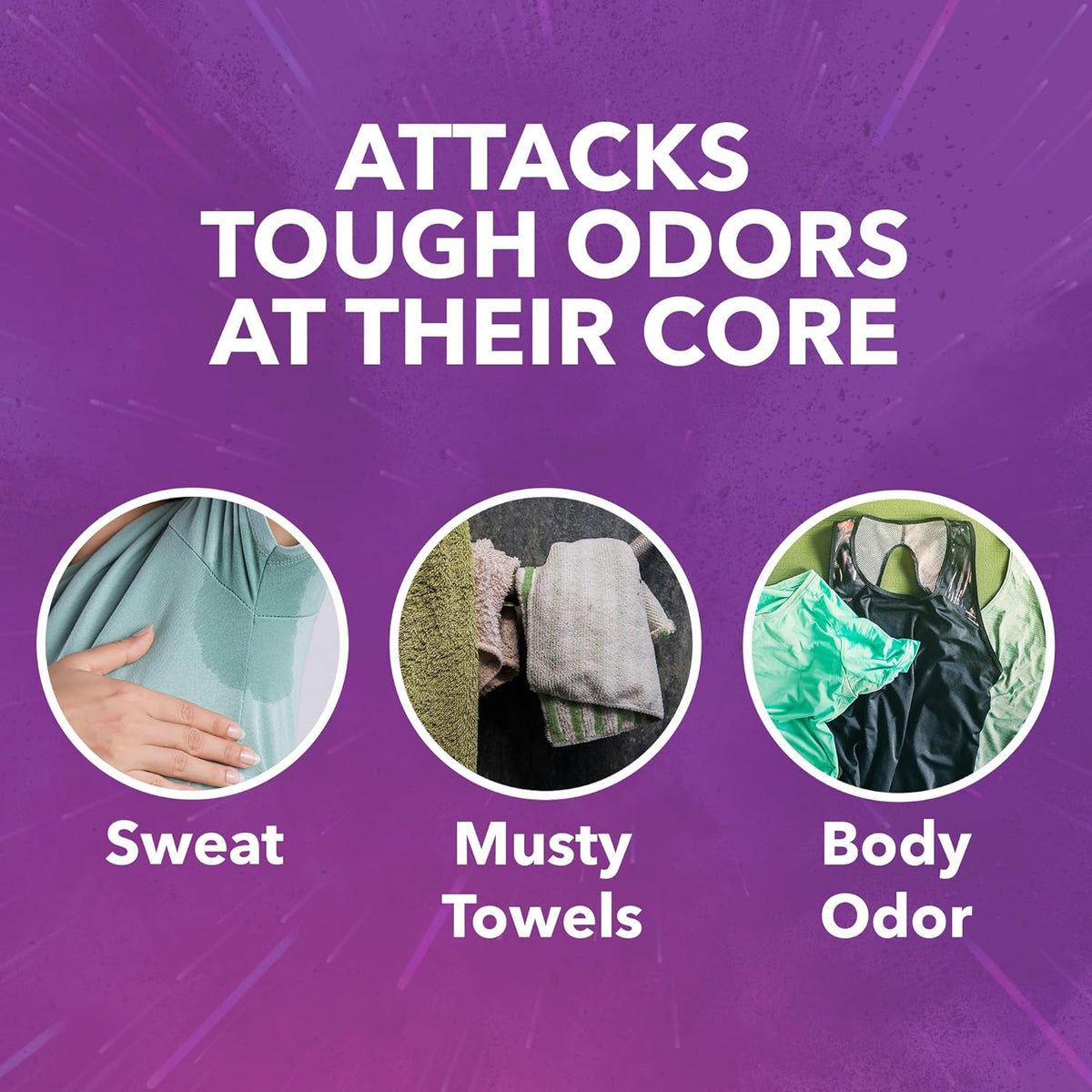 OxiClean Odor Blasters Versatile Odor and Stain Powder – Heavy-Duty Cleaner for Hiking Apparel, Muddy Sneakers, and Picnic Blankets
