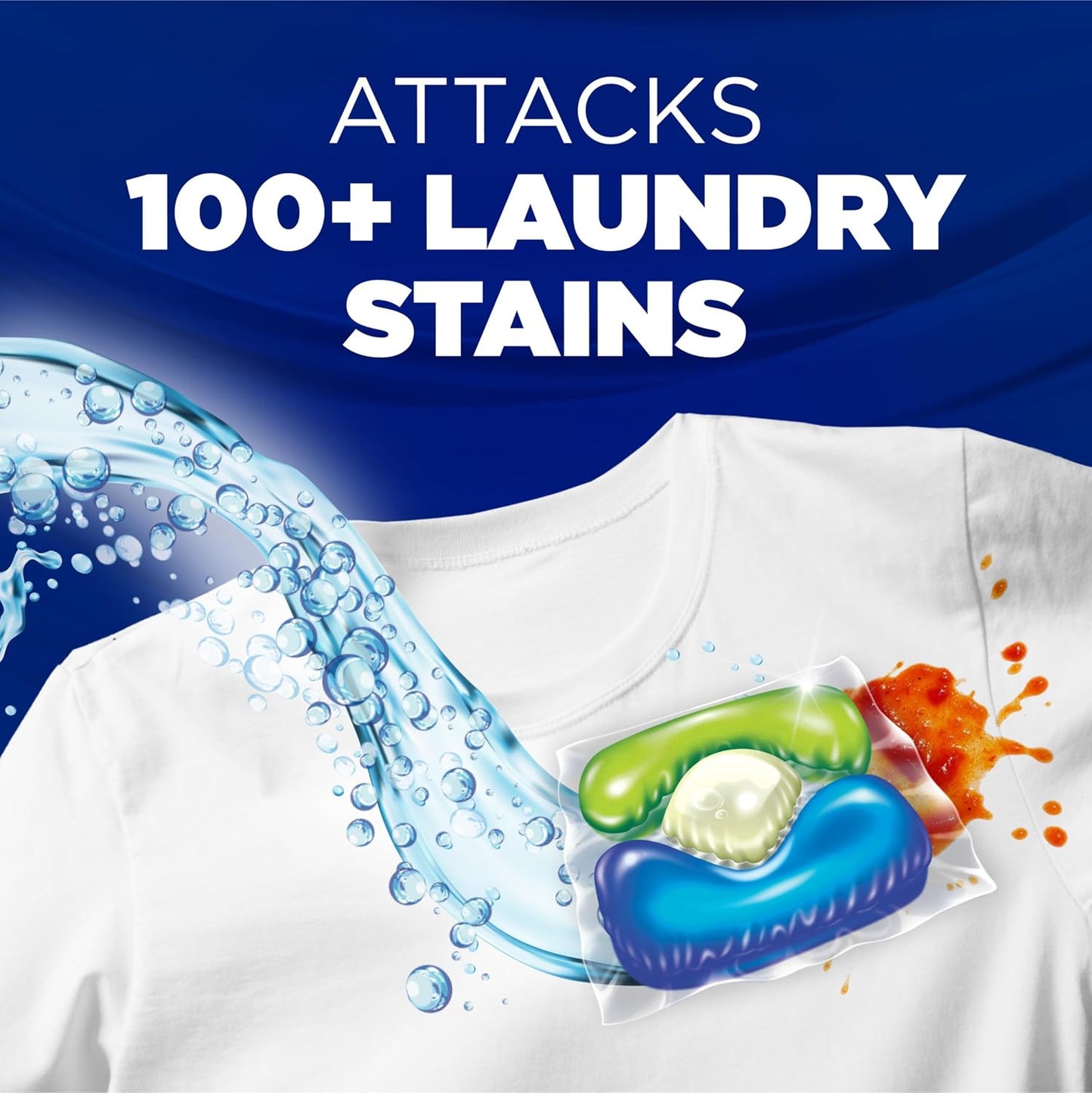oxiclean stain-fighting additive combined with arm & hammer baking soda cleaning power