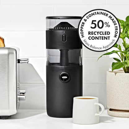 OXO Brew Compact Conical Burr Coffee Grinder – Housewarming Gift for First Apartment Dwellers, Daily Coffee Brewing