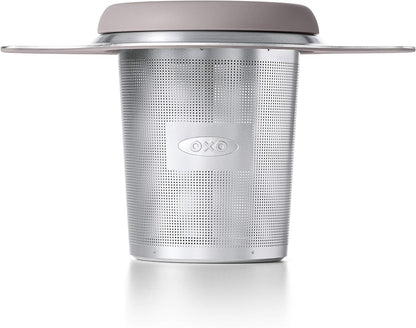 OXO Brew Tea Infuser Basket – Mindful Loose Leaf Steeping for Bedside Wind-Down Rituals
