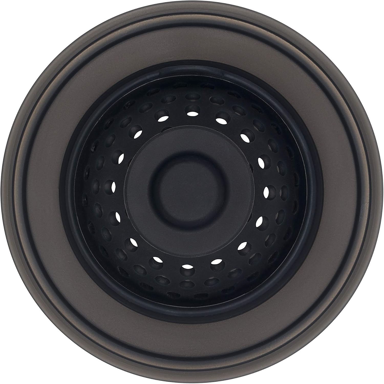 OXO Good Grips 2-in-1 Sink Strainer Stopper – Scratch-Free Silicone Underside to Protect Sink Basins